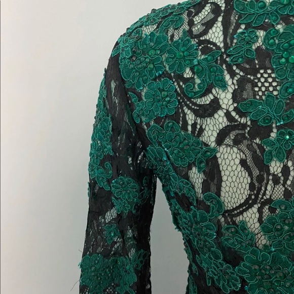Alyce claudine green lace dress - Picture 8 of 10